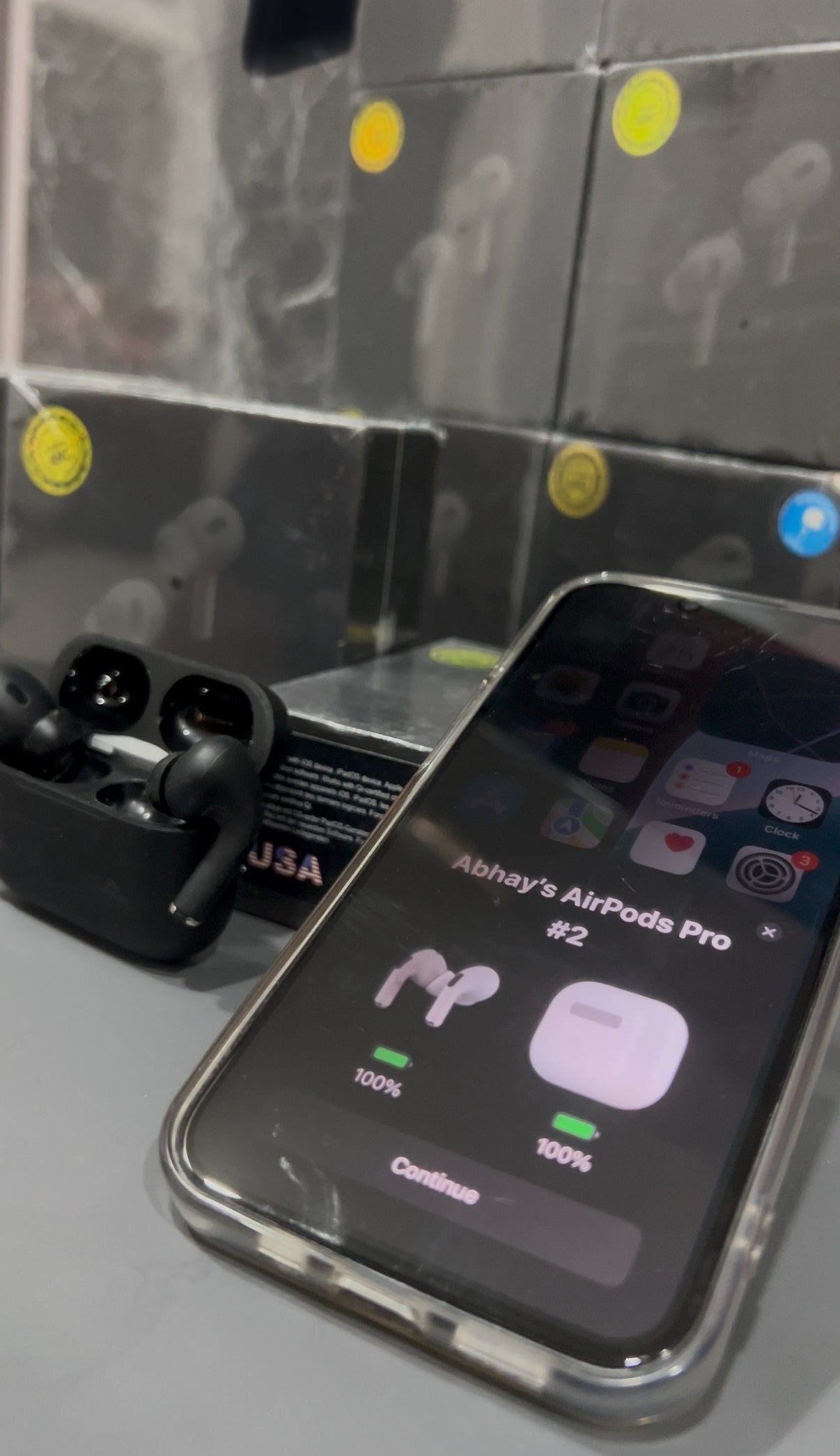 Airpods Pro2 | ANC | Black Edition  Magsafe Wireless Charging  100% Warranty Covered